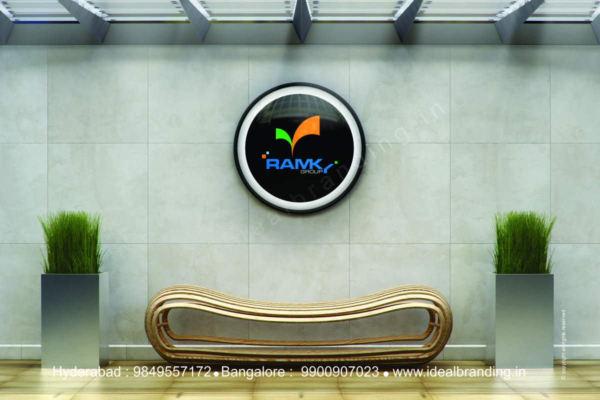 ramky group infra company branding, startup branding logo design hyderbad construction branding india - Ramky, corporate company branding