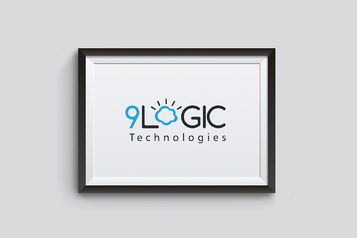 real-estate-logo-design-india,-9 logic technologies-corporate-stationery-design-hyderabad,-india