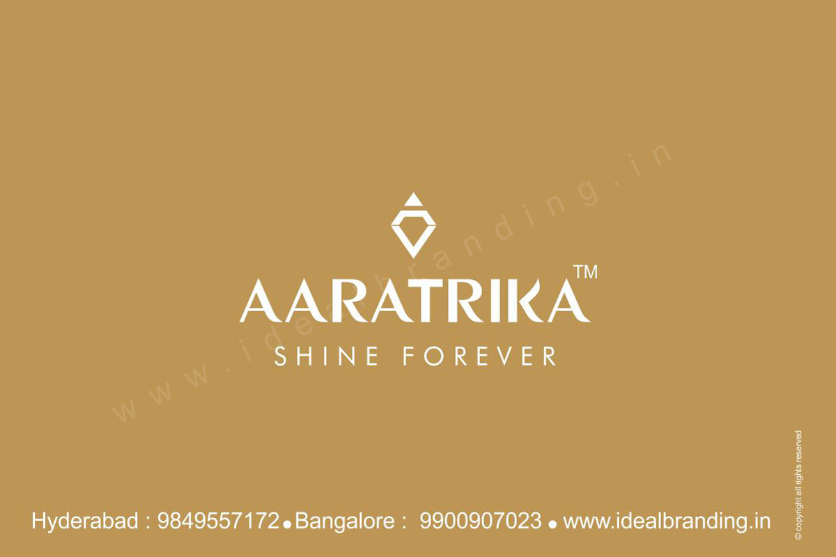 Best Jewellery Advertisement Designs, jewellery store logo branding india - aaratrika2