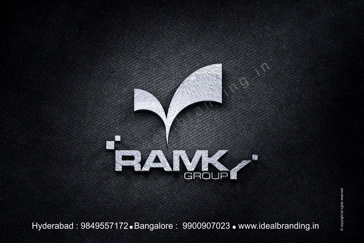 ramky group infra company branding, startup branding logo design hyderbad construction branding india - Ramky, corporate company branding