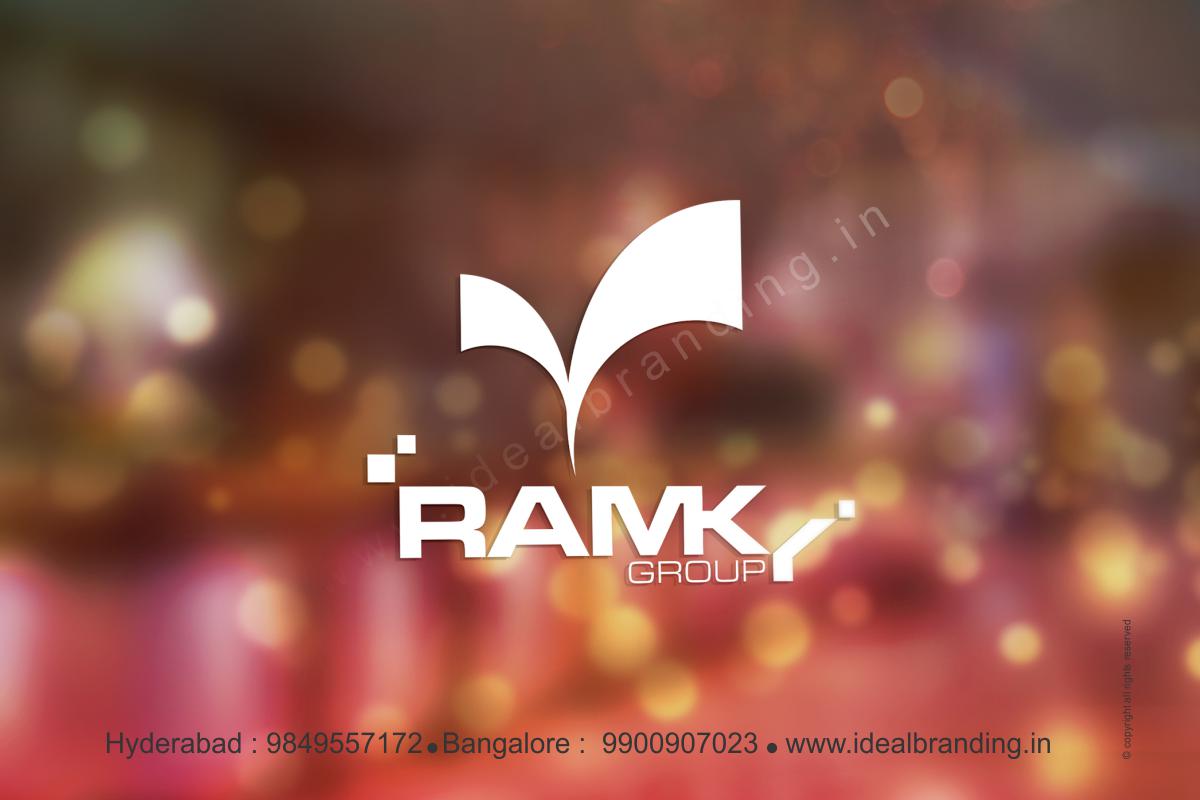 ramky group infra logo design hyderbad construction branding india