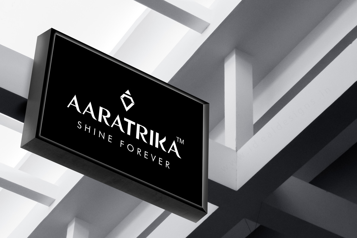 aaratrika-logo-design-hyderaba,-jewllery-logos-design,-showroom-logo-designs,-pearls-&-gems-corporate-business-card-designs